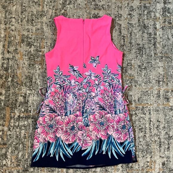LILLY PULITZER DONNA ROMPER IN PINK TROPICS! EUC! SZ 00 - Picture 8 of 11